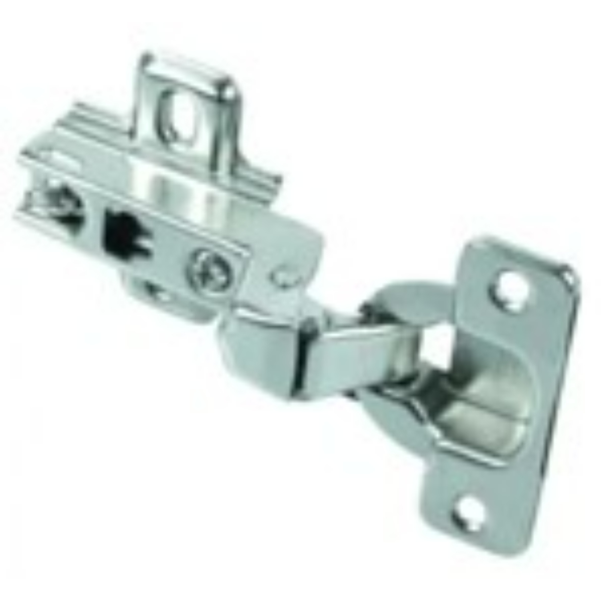 Sapphire Full Inset Self-Closing Concealed Cabinet Hinges — Nickel Finish, 110° Opening, 2-Pack, Model# SP-804410
